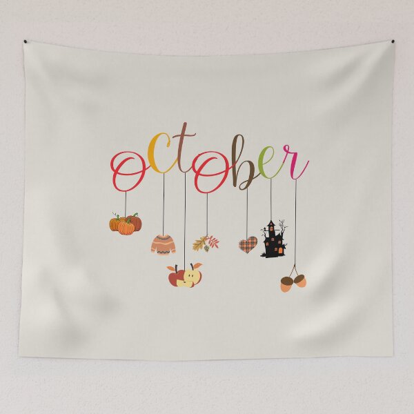 Item preview, Hello October - cozy design designed and sold by DearPrint.