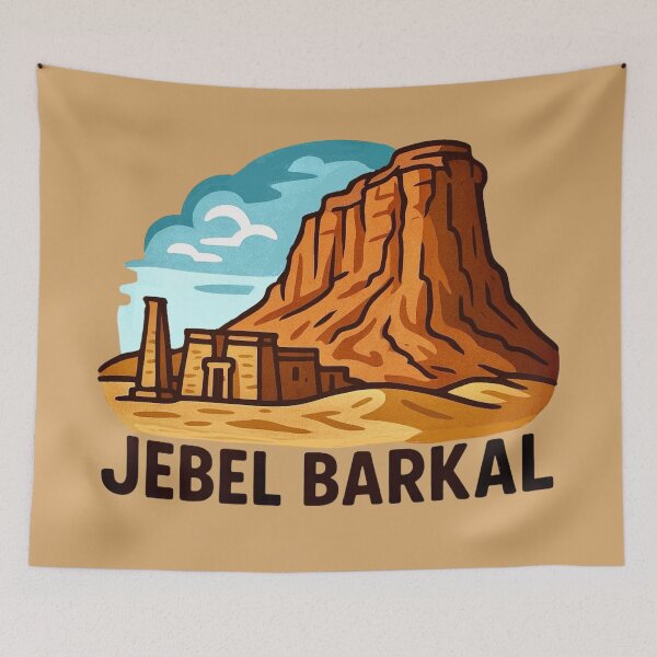 Item preview, Jebel Barkal, Sudan - Ancient Nubian Temple & Holy Mountain designed and sold by Myra365Art.