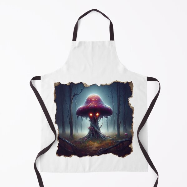 Item preview, Living mushroom in nighttime scary forest designed and sold by MadinaFatt.