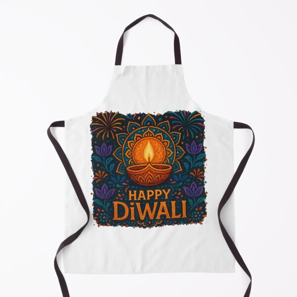 Item preview, Happy Diwali Rangoli Art – Diya & Fireworks Design designed and sold by Kruti Collection.