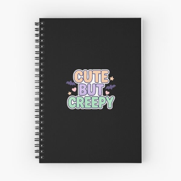 Item preview, Cute But Creepy Colored | Aesthetic Spooky Halloween Text Design  designed and sold by FunMerchOutlet.