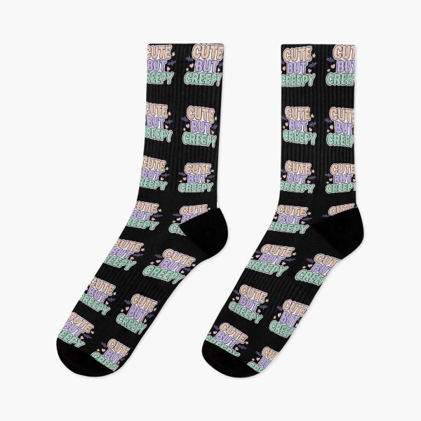 Item preview, Cute But Creepy Colored | Aesthetic Spooky Halloween Text Design  designed and sold by FunMerchOutlet.