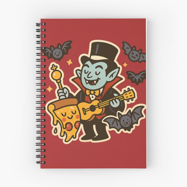Item preview, Serenata de pizza Ukelele vampiro designed and sold by StickyJoyStudio.