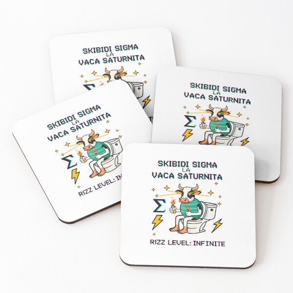 Item preview, Sigma Toilet Cow – Rizz Level Infinite designed and sold by AnnDesignStudio.