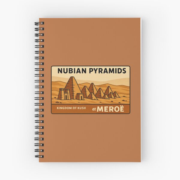Item preview, Nubian Pyramids at Meroe — Kingdom of Kush designed and sold by Myra365Art.