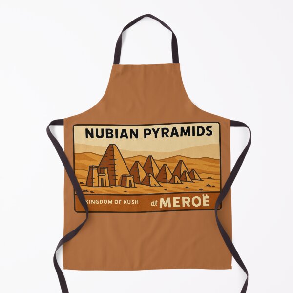 Item preview, Nubian Pyramids at Meroe — Kingdom of Kush designed and sold by Myra365Art.
