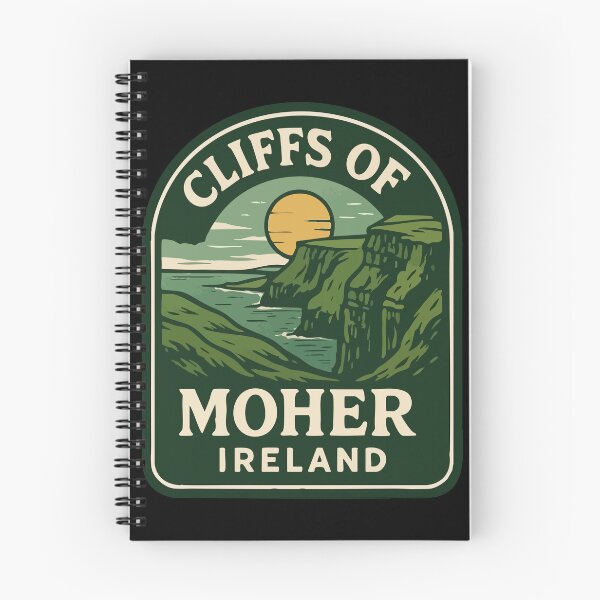 Item preview, Cliffs Of Moher Ireland Retro Travel designed and sold by TomFrontierArt.