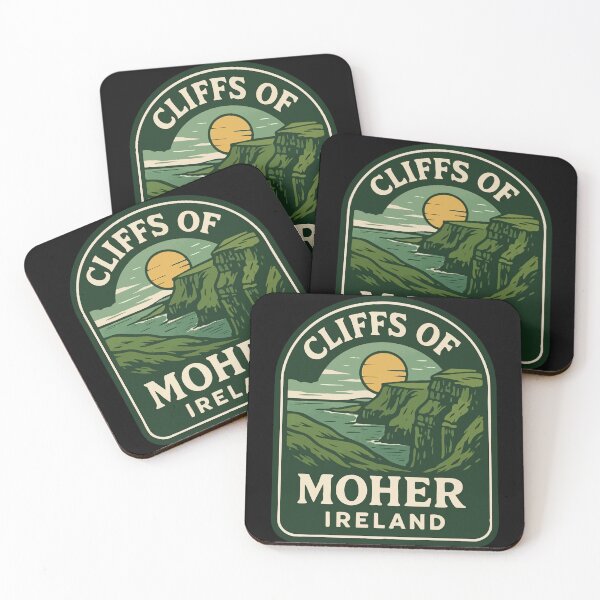 Item preview, Cliffs Of Moher Ireland Retro Travel designed and sold by TomFrontierArt.