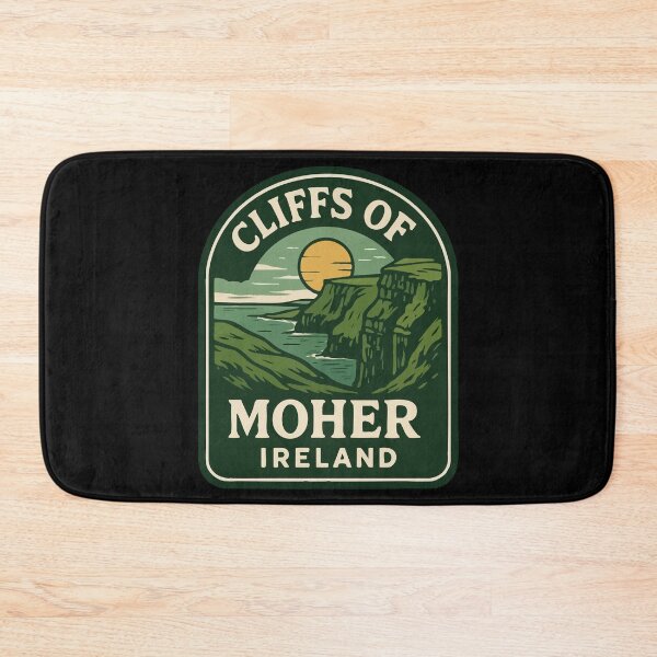 Item preview, Cliffs Of Moher Ireland Retro Travel designed and sold by TomFrontierArt.