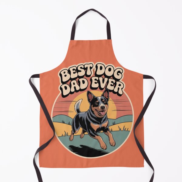 Item preview, Australian Cattle Dog – Retro 70s Style Nostalgic Art designed and sold by The Digital Compass.