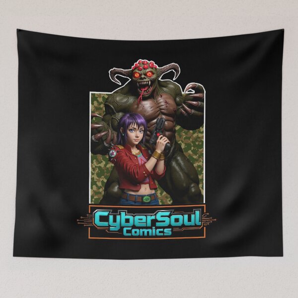 Item preview, Cyberpunk-The Hunter vs. The Beast designed and sold by CyberSoulCodex.
