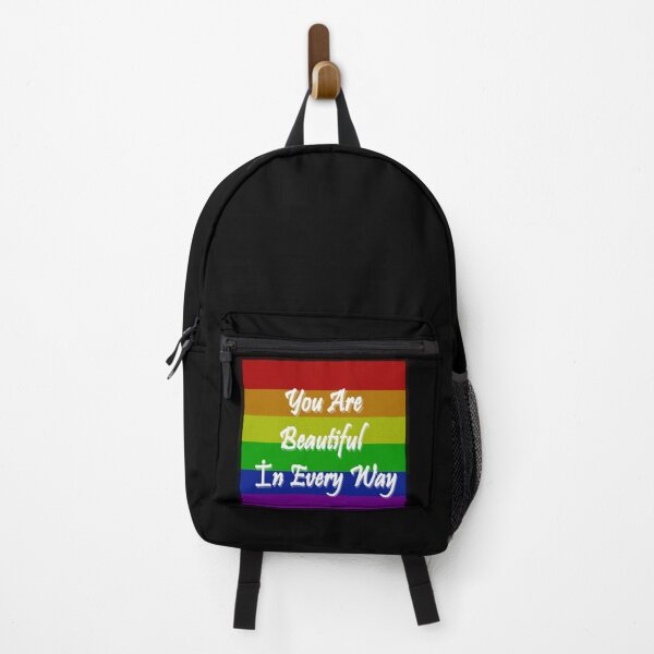 Item preview, You Are Beautiful – Rainbow Background designed and sold by Phoenix Art Studio.