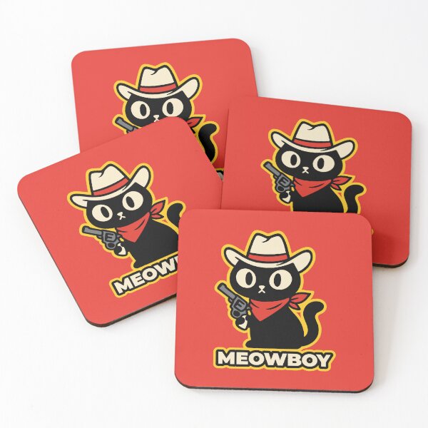 Item preview, Cowboy Cat – Meowboy designed and sold by Dazzlement.