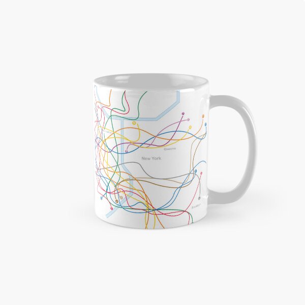 Item preview, New York Subway lines city map  designed and sold by oliver polanski.