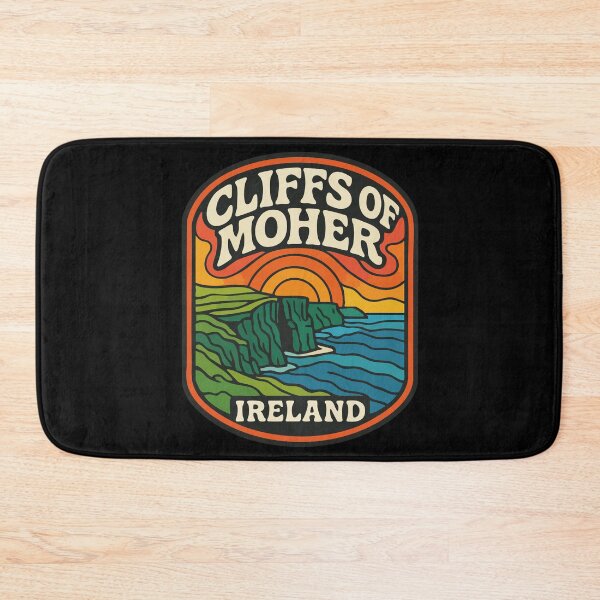 Item preview, Cliffs Of Moher Ireland Retro Trippy Travel designed and sold by TomFrontierArt.