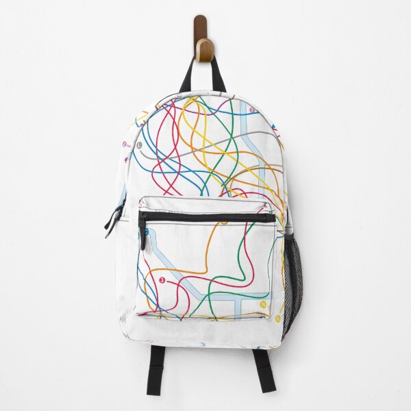 Item preview, New York Subway lines city map  designed and sold by oliver polanski.