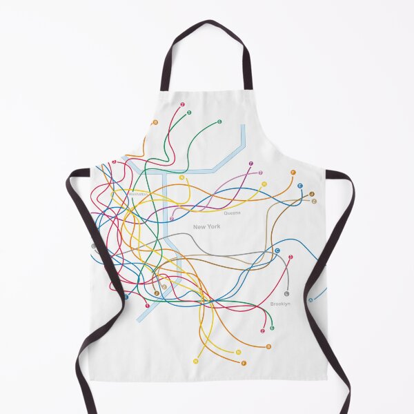 Item preview, New York Subway lines city map  designed and sold by oliver polanski.