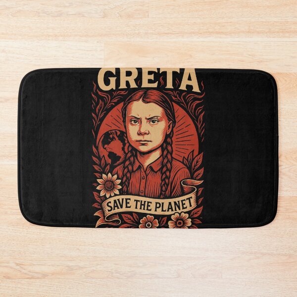 Item preview,     Save The Earth with Greta Thunberg - Climate Change Activist Tee designed and sold by GeniePixel.