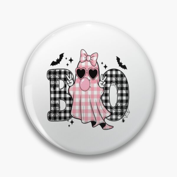 Item preview, pink ghost with bubble gum designed and sold by szydelkowanika.