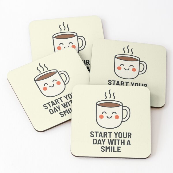 Item preview, Cute Coffee Lover Gift - Start Your Day With a Smile designed and sold by Modivox.