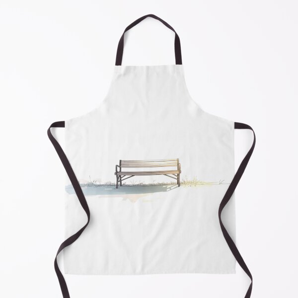 Item preview, Soft World – The Empty Bench | Minimal Poetic Stillness designed and sold by jelonkaa.