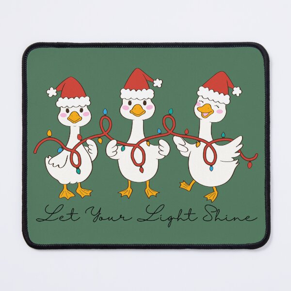 Item preview, Silly Goose Christmas Let Your Light Shine designed and sold by Forevermore.