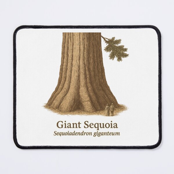 Item preview, Copy of Giant Sequoia Botanical Illustration 4 – Sequoiadendron giganteum designed and sold by BloomKind.