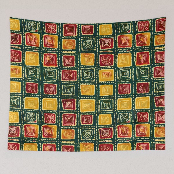 Item preview, Vintage Cotonou, Benin Pattern - 16th Century Geometric Design designed and sold by Myra365Art.