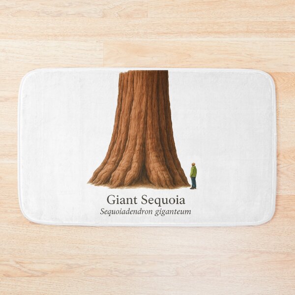 Artikelvorschau, Riesenmammutbaum Botanische Illustration 5 – Sequoiadendron giganteum entworfen und verkauft von BloomKind.