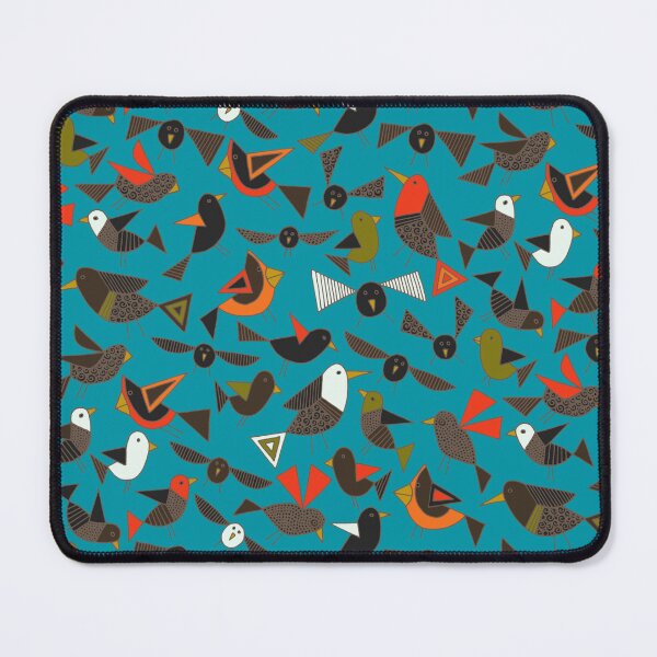 Item preview, just birds teal blue designed and sold by scrummy.