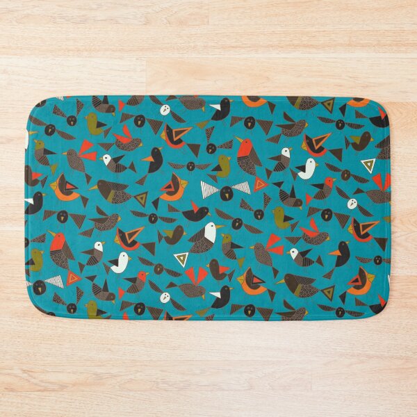 Item preview, just birds teal blue designed and sold by scrummy.