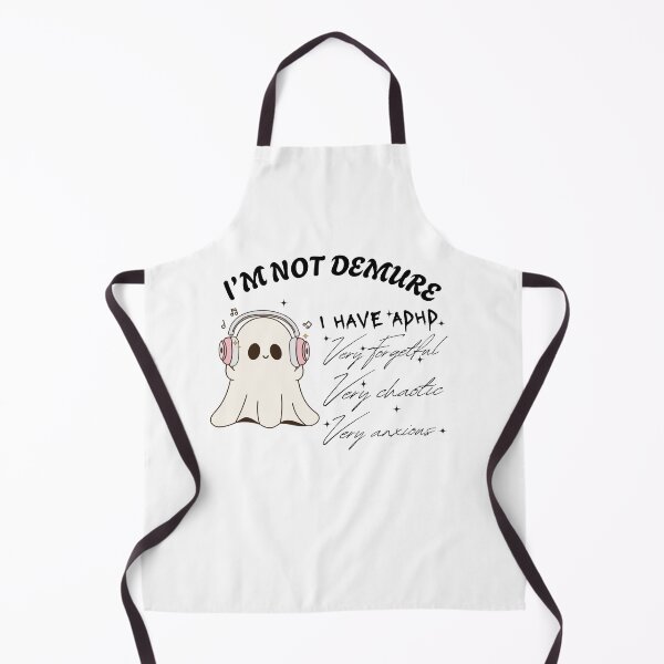 Item preview, I’m Not Demure I Have ADHD: Cute Ghost Halloween Design designed and sold by ChaaiTee.