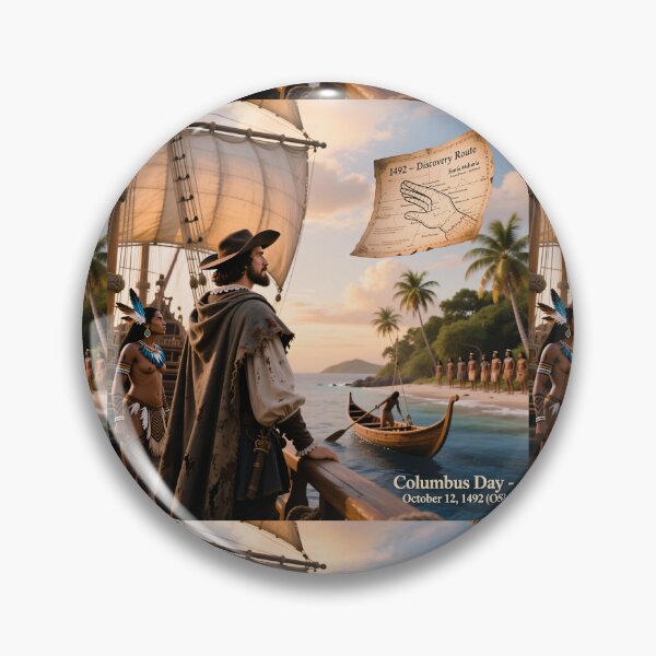 Item preview, Columbus Day designed and sold by casamomo.