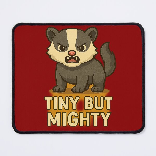Item preview, Funny Badger with Attitude - Adorable & Angry Design designed and sold by Modivox.