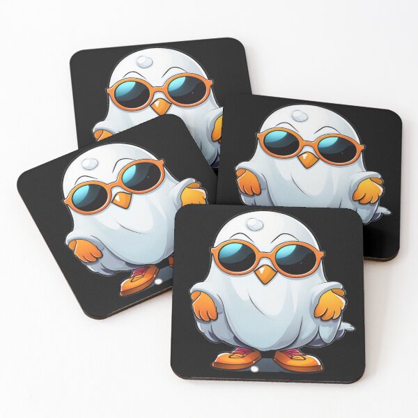 Item preview, ghost owl with glasses designed and sold by szydelkowanika.
