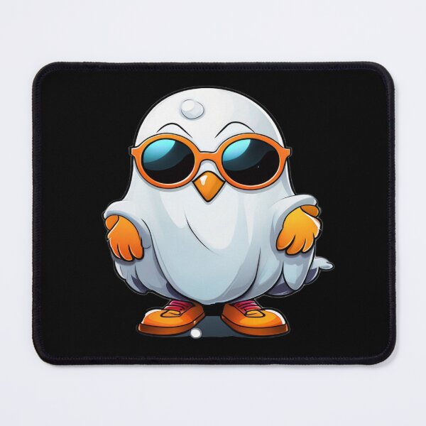 Item preview, ghost owl with glasses designed and sold by szydelkowanika.