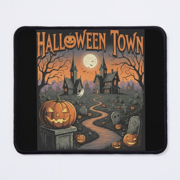 Item preview, Spooky Halloween Town pumpkin designed and sold by RichTeeDesigns.