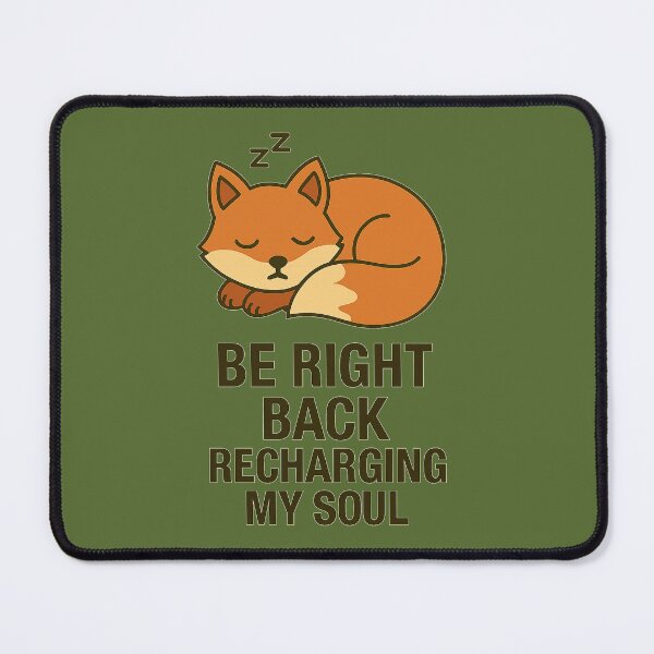 Item preview, Cute Napping Fox - "Be Right Back" Funny Tee designed and sold by Modivox.