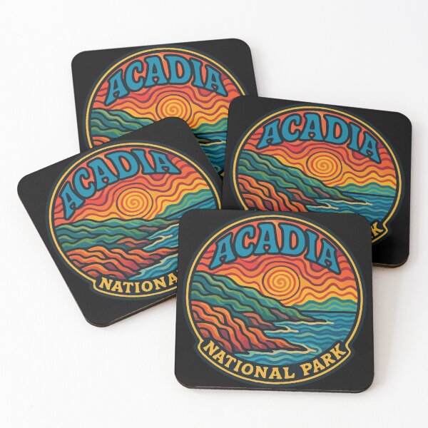 Item preview, Acadia National Park Trippy designed and sold by TomFrontierArt.