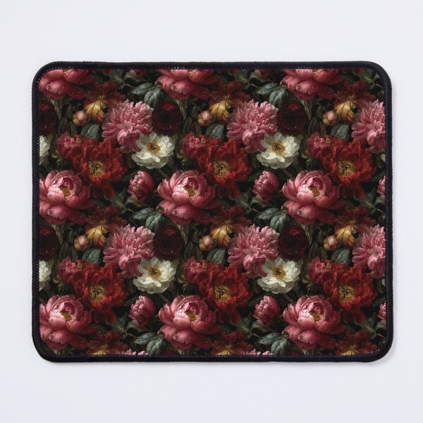 Item preview, Moody Dark Floral Peony Pattern designed and sold by Prismatect.