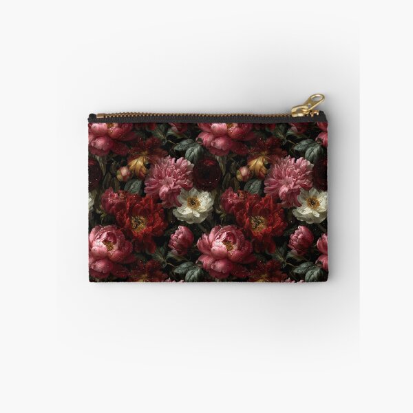 Item preview, Moody Dark Floral Peony Pattern designed and sold by Prismatect.