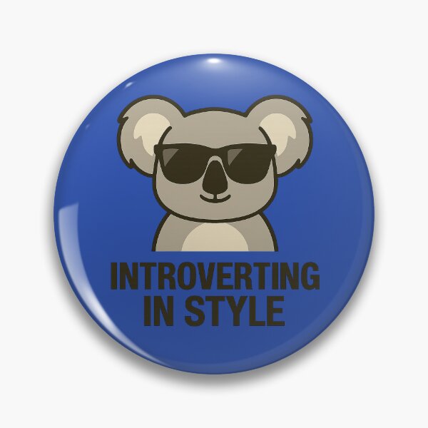 Item preview, Cute Introvert Koala - Funny Animal T-Shirt designed and sold by Modivox.