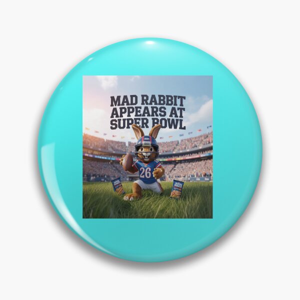 Item preview, RABBIT AT SUPER BOWL 2026 TEE SHIRTS ai generated created by frasues designed and sold by frasues.