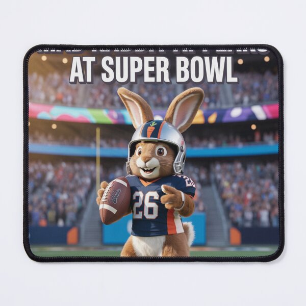 Item preview, BUNNY AT SUPER BOWL 2026 TEE SHIRTS ai generated created by frasues designed and sold by frasues.