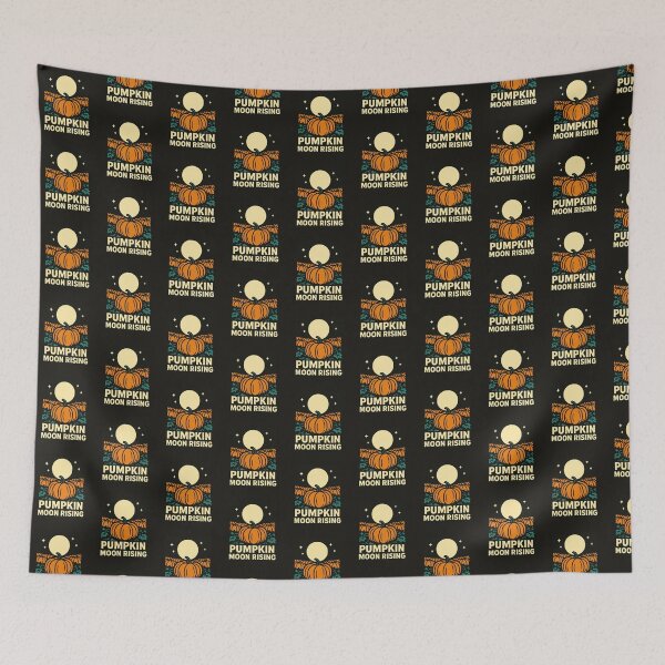 Item preview, Pumpkin Moon Rising – Autumn Harvest Vibes designed and sold by Dazzlement.