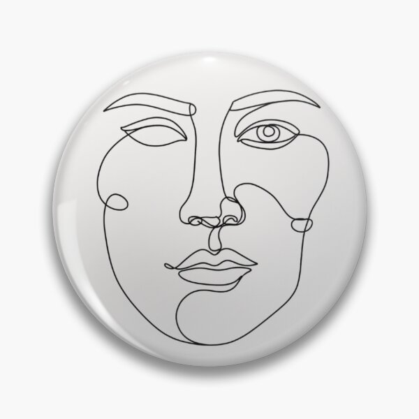 Item preview, _Abstract face from one line designed and sold by  ViralVisionsCreating .