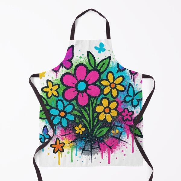 Item preview, Dream Garden – Colorful Nature Graffiti Tee designed and sold by PastimeMastery.