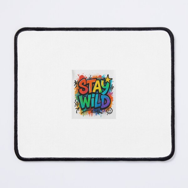Item preview, Stay Wild – Renkli Grafiti Streetwear T-Shirt designed and sold by PixelGlint.