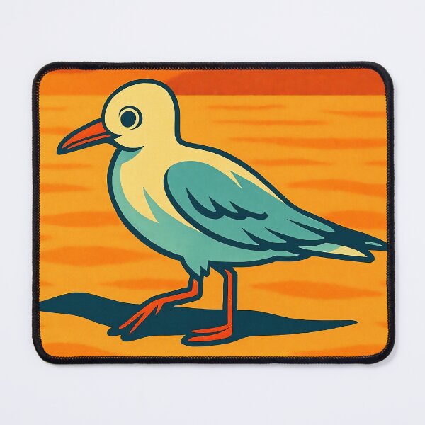 Item preview, Colorful Seabird Vintage Coastal Bird Collection Poster Art designed and sold by White-Camel.