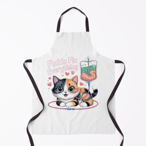 Item preview, Fluids Fix Everything – Cute Cat IV Design designed and sold by Bettybee00.